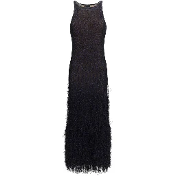 Blue Polyamide Cocktail Dress