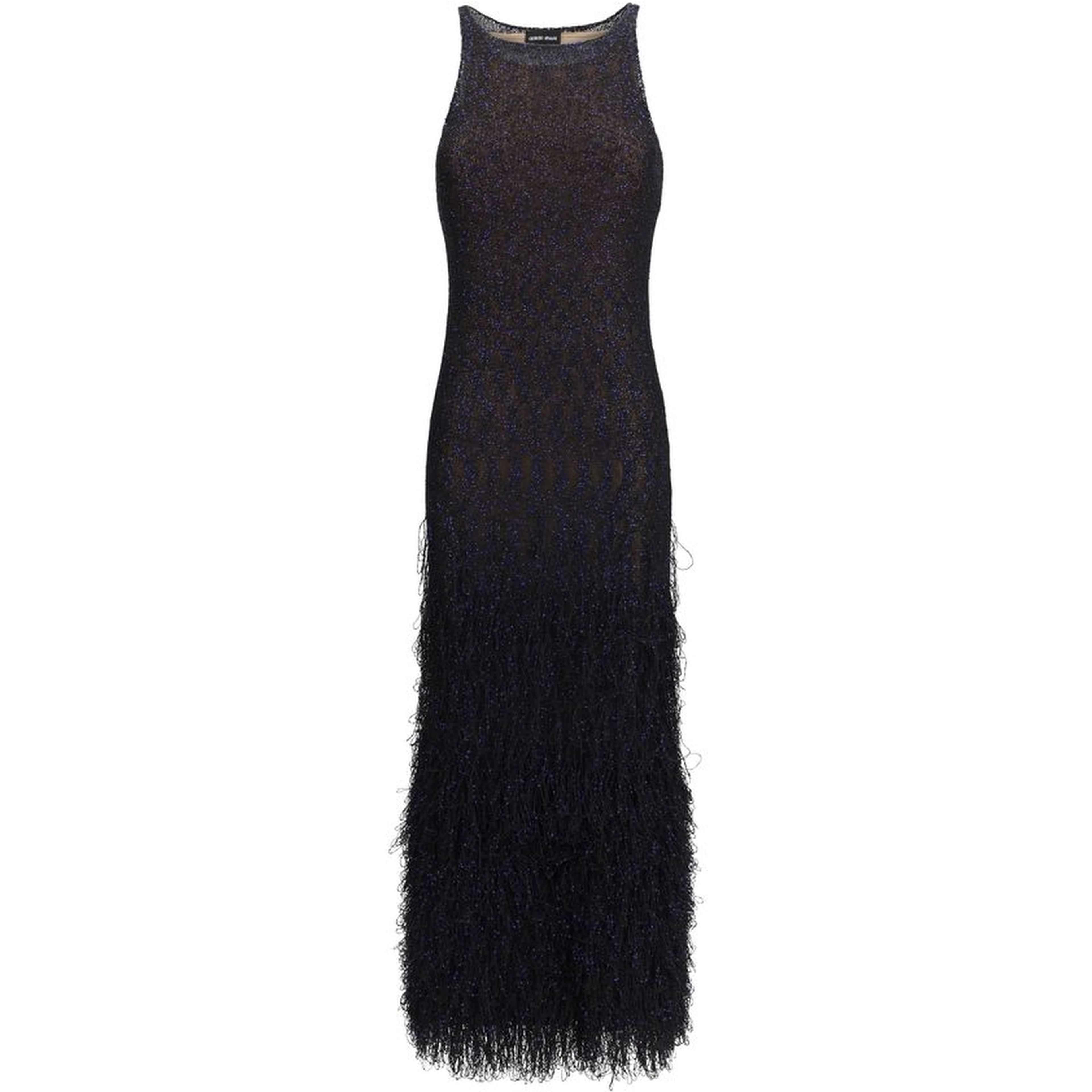 Blue Polyamide Cocktail Dress
