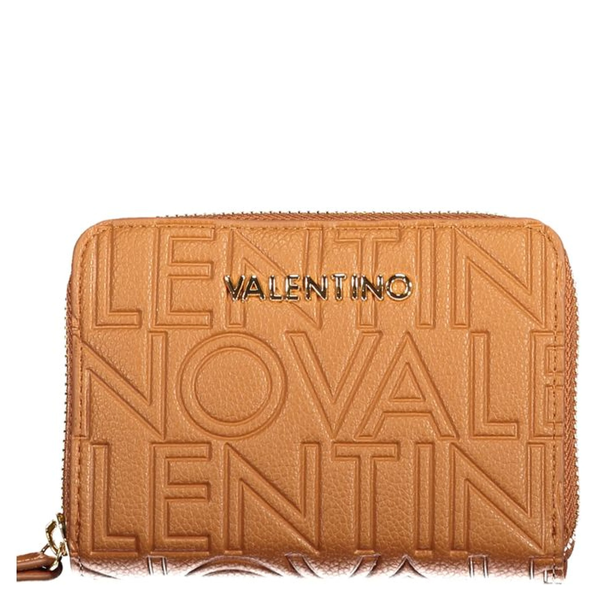 Brown Polyurethane Women's Wallet