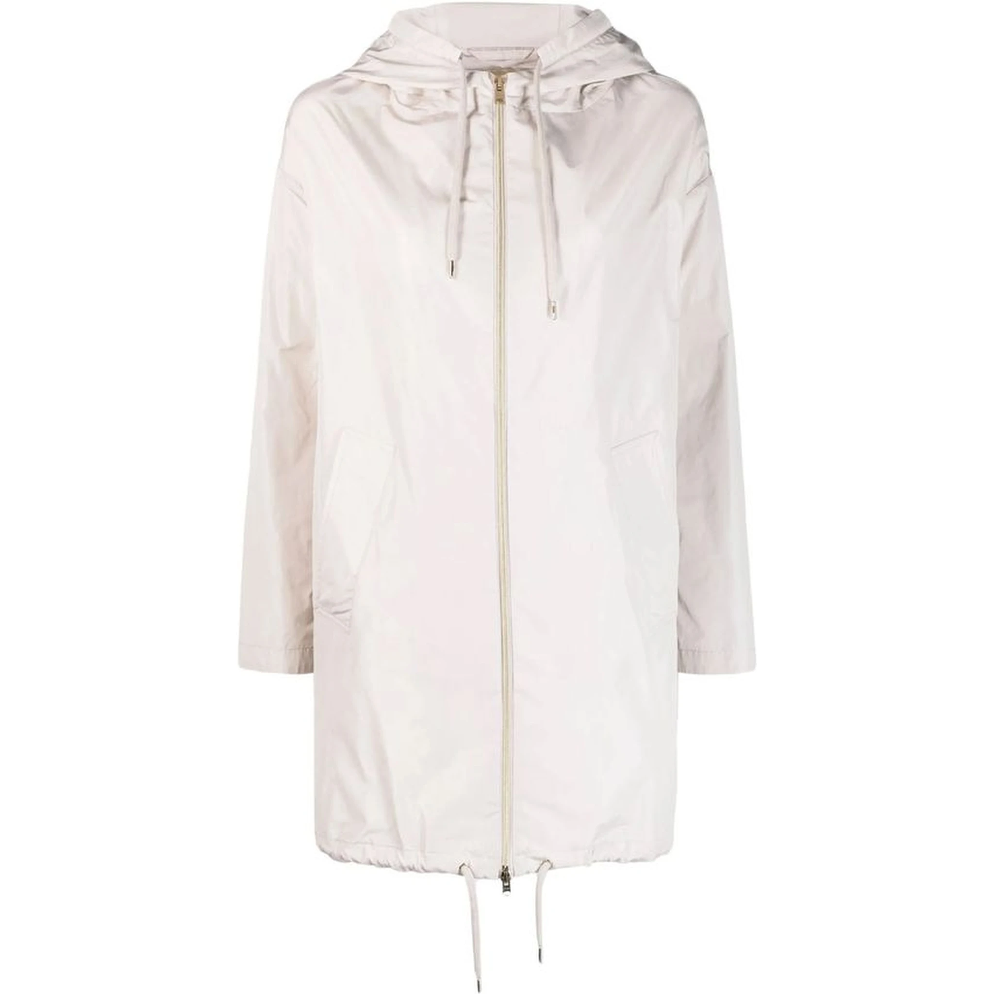 White Polyester Coat