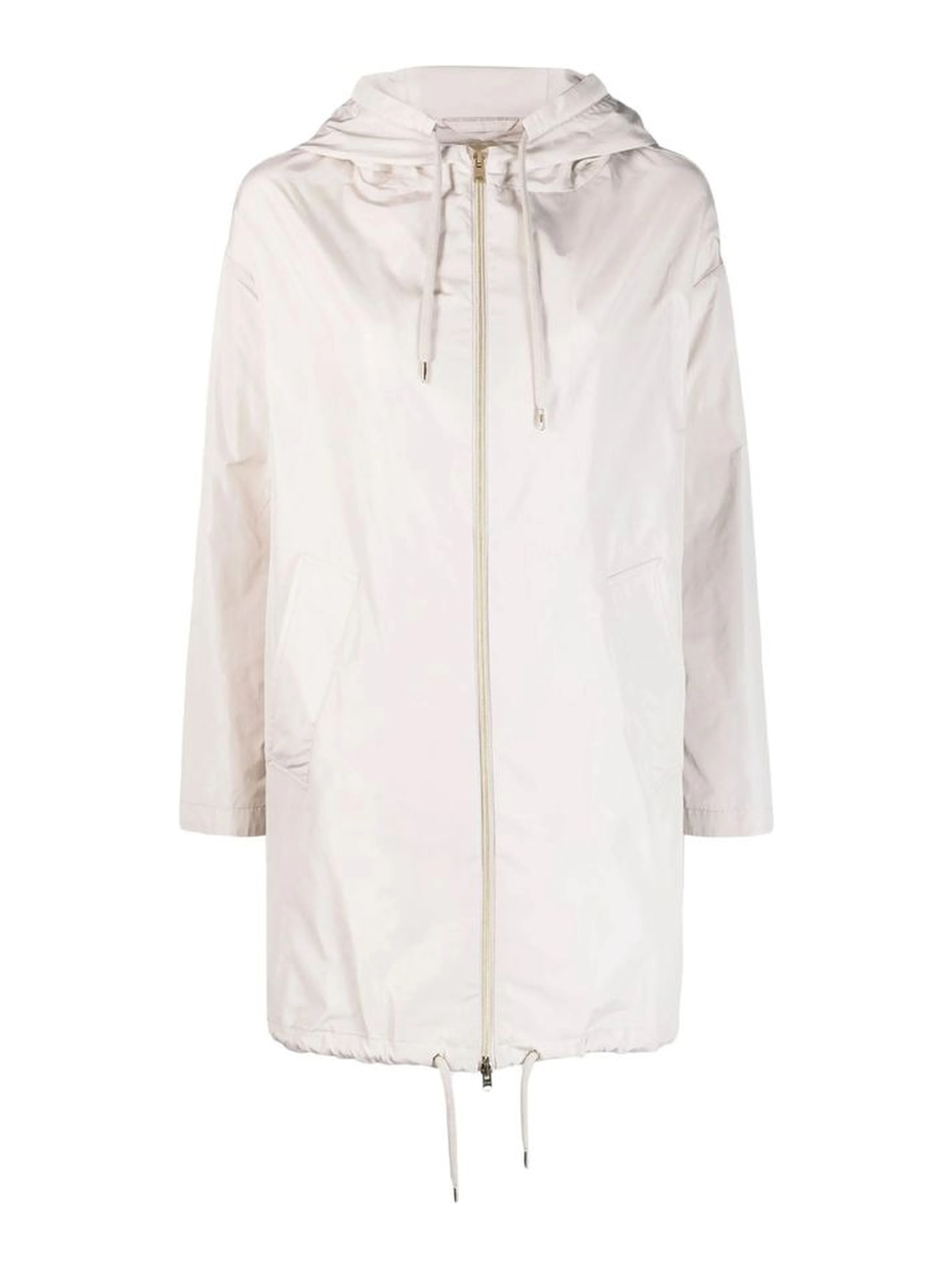 White Polyester Coat