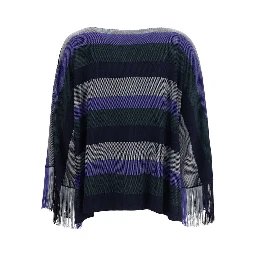 Blue Viscose Sweater