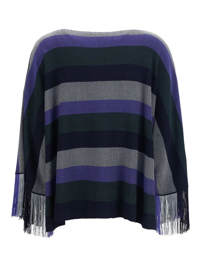 Blue Viscose Sweater