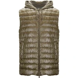 Bicolor Polyamide Sleveless Jacket