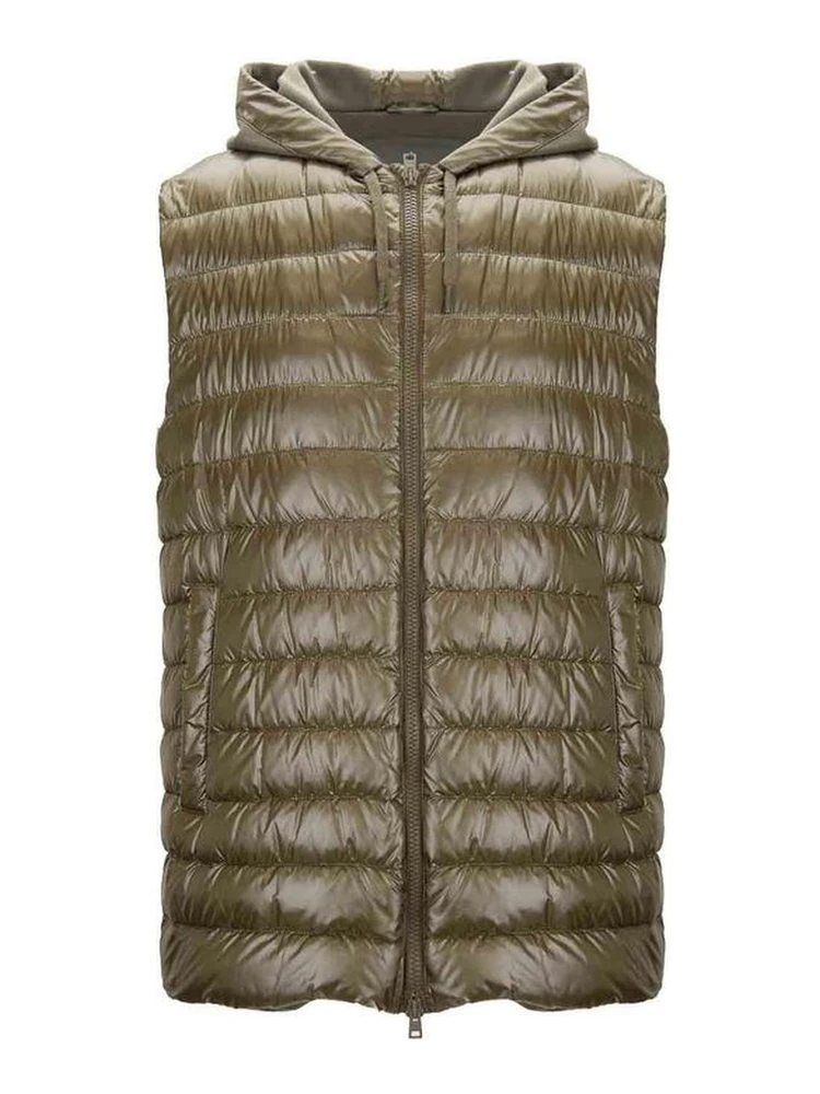 Bicolor Polyamide Sleveless Jacket