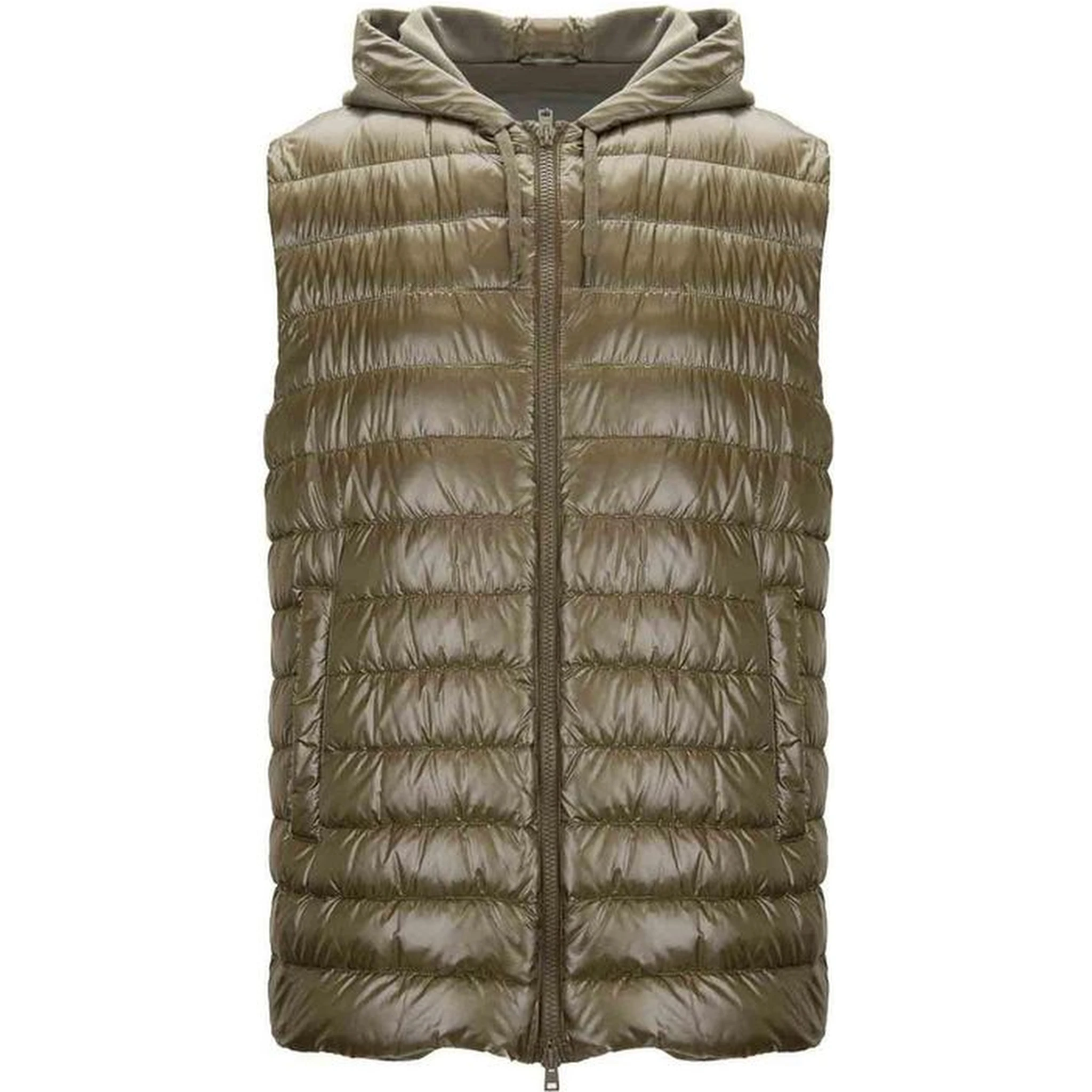 Bicolor Polyamide Sleveless Jacket
