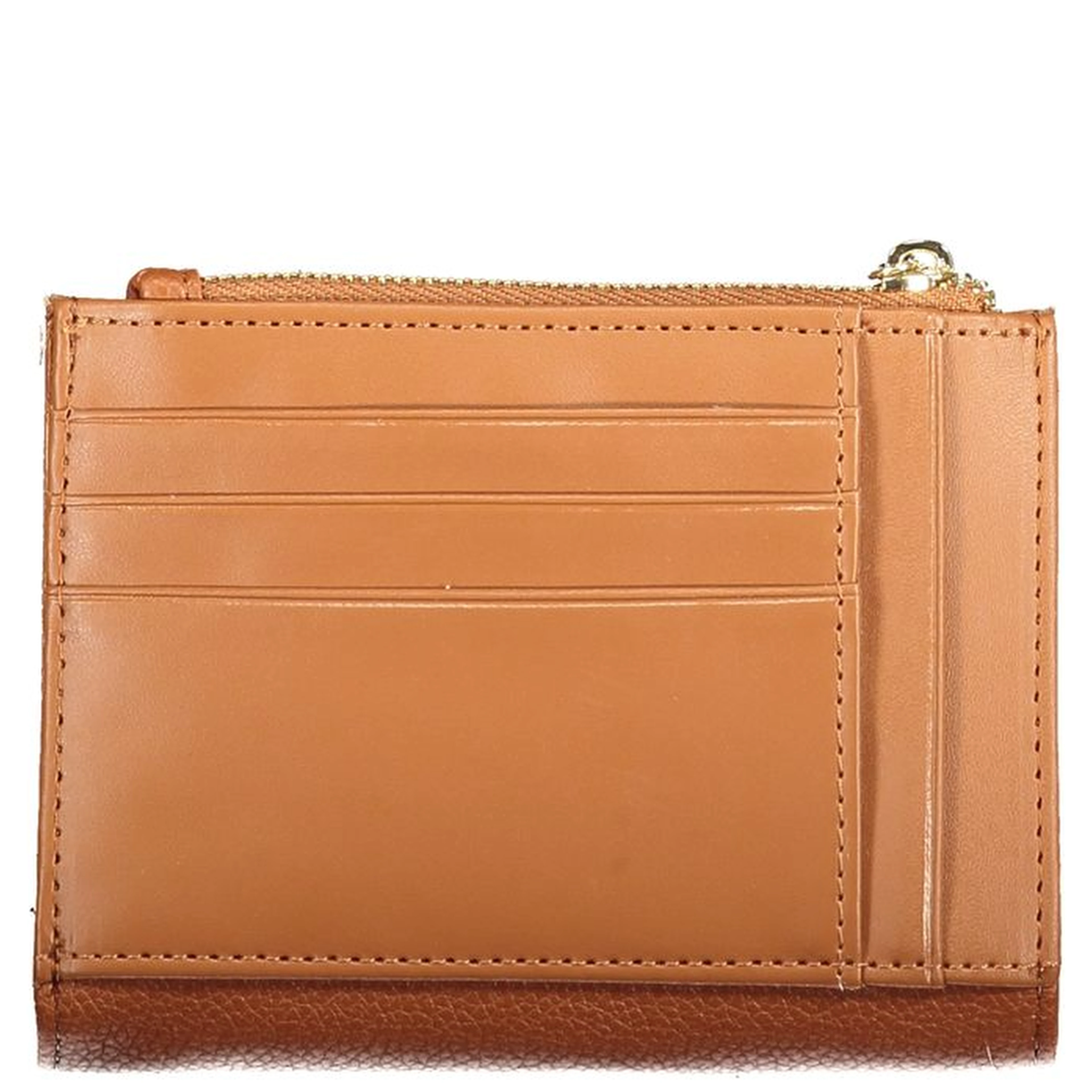 Brown Polyurethane Womens Wallet