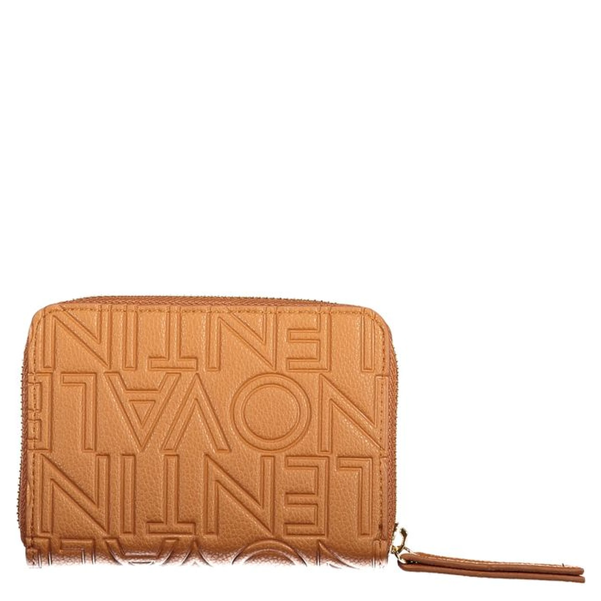 Brown Polyurethane Women's Wallet