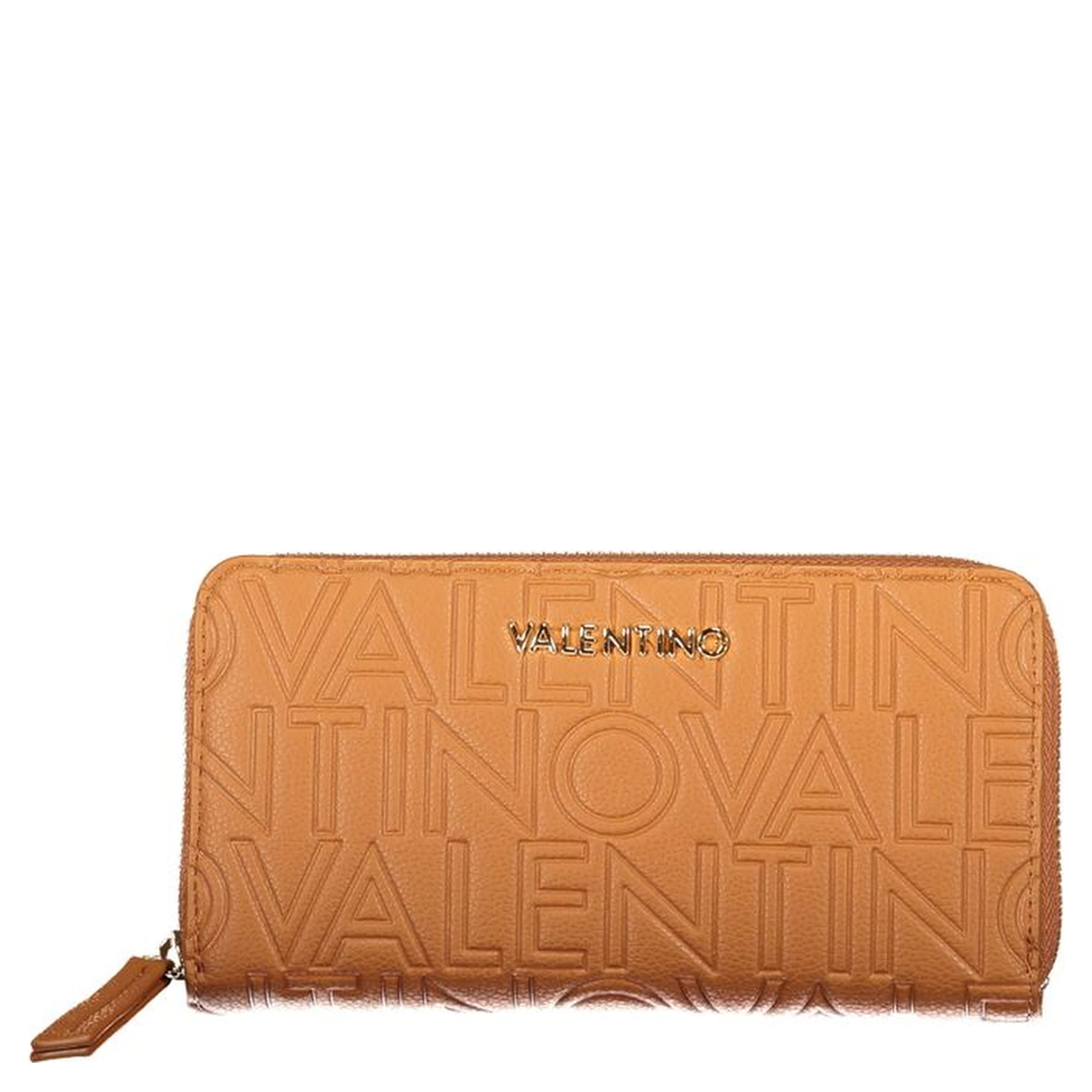 Brown Polyurethane Women's Wallet