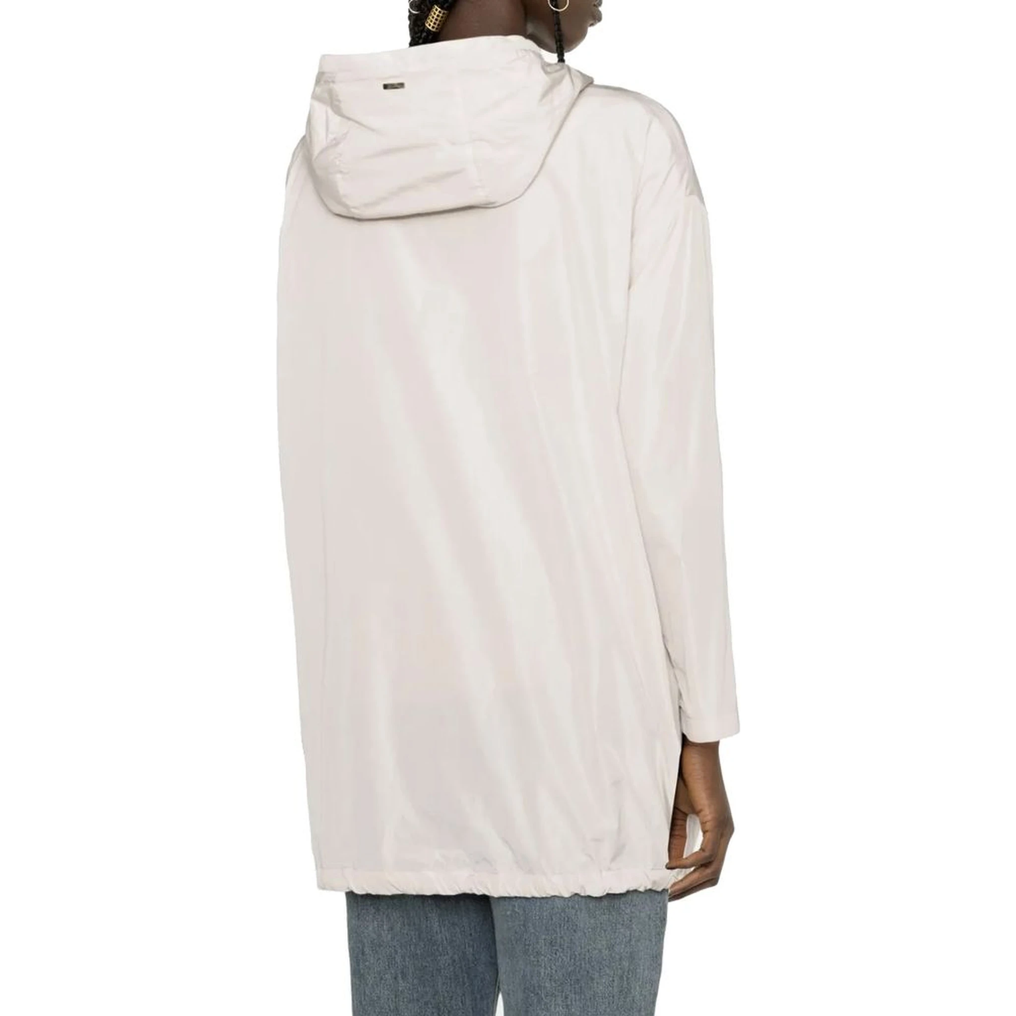 White Polyester Coat
