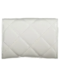 Gray Polyurethane Women's Wallet