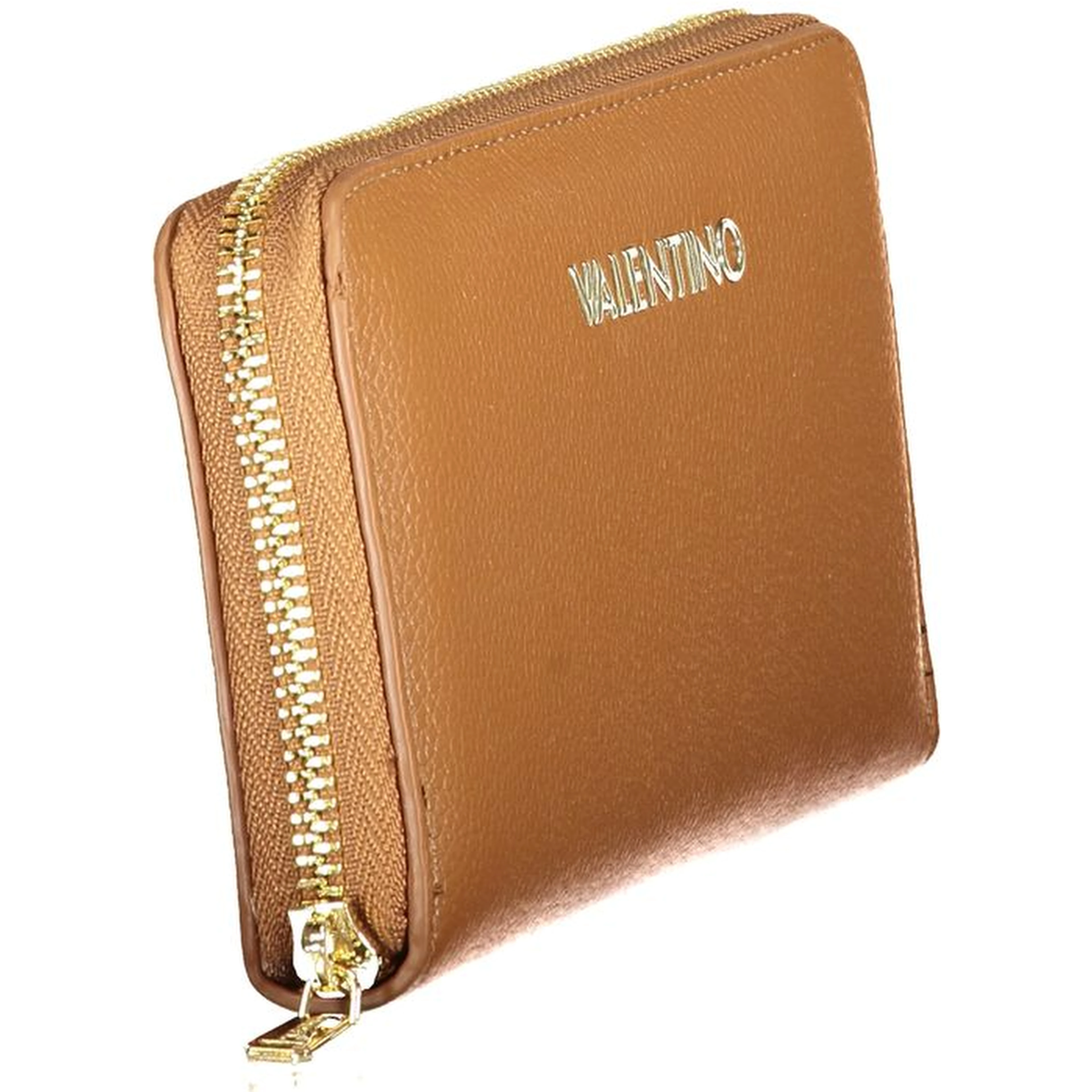 Brown Polyurethane Womens Wallet