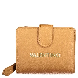 Brown Polyurethane Women Wallet