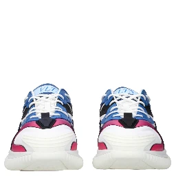 Multicolor Leather Athletic Sneakers