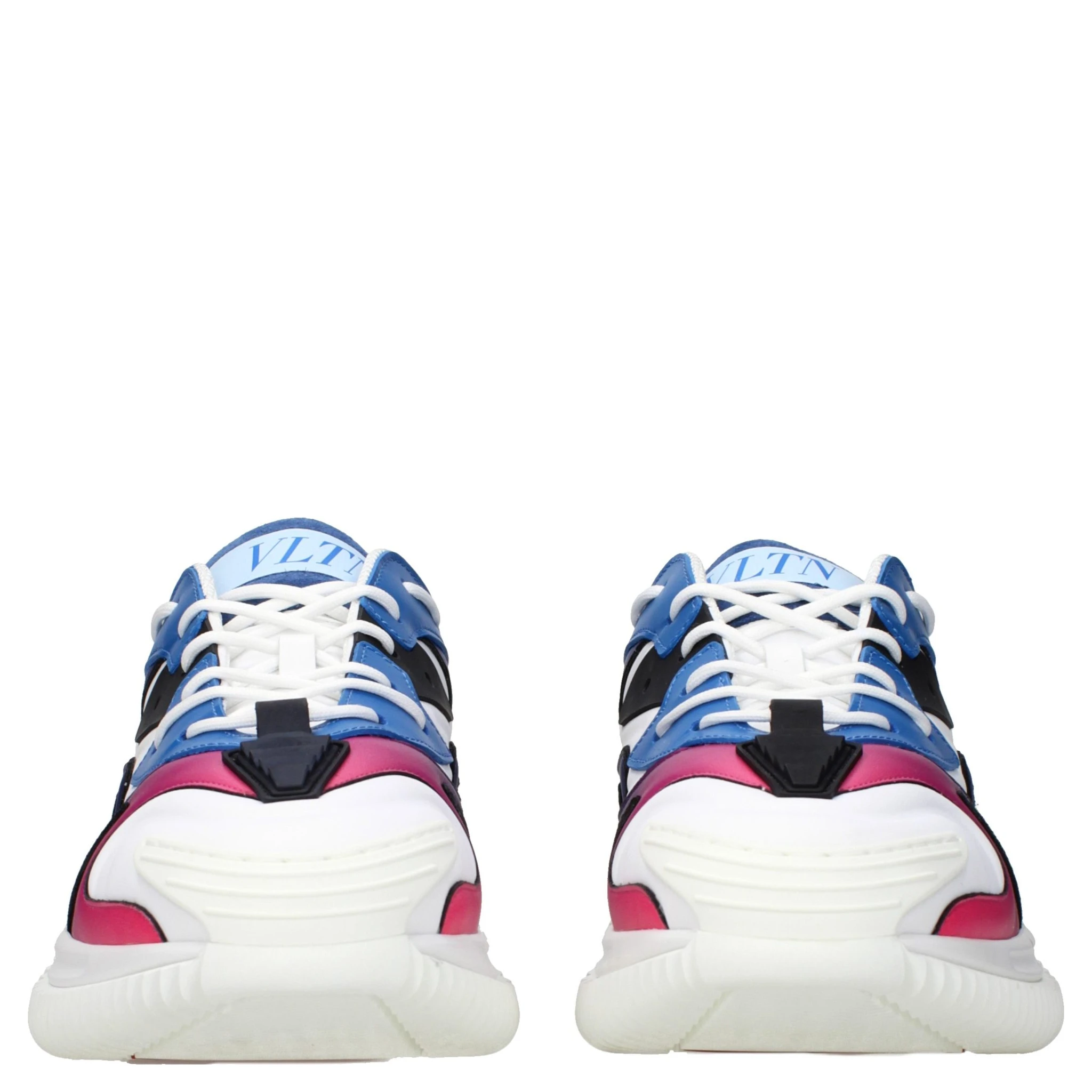 Multicolor Leather Athletic Sneakers