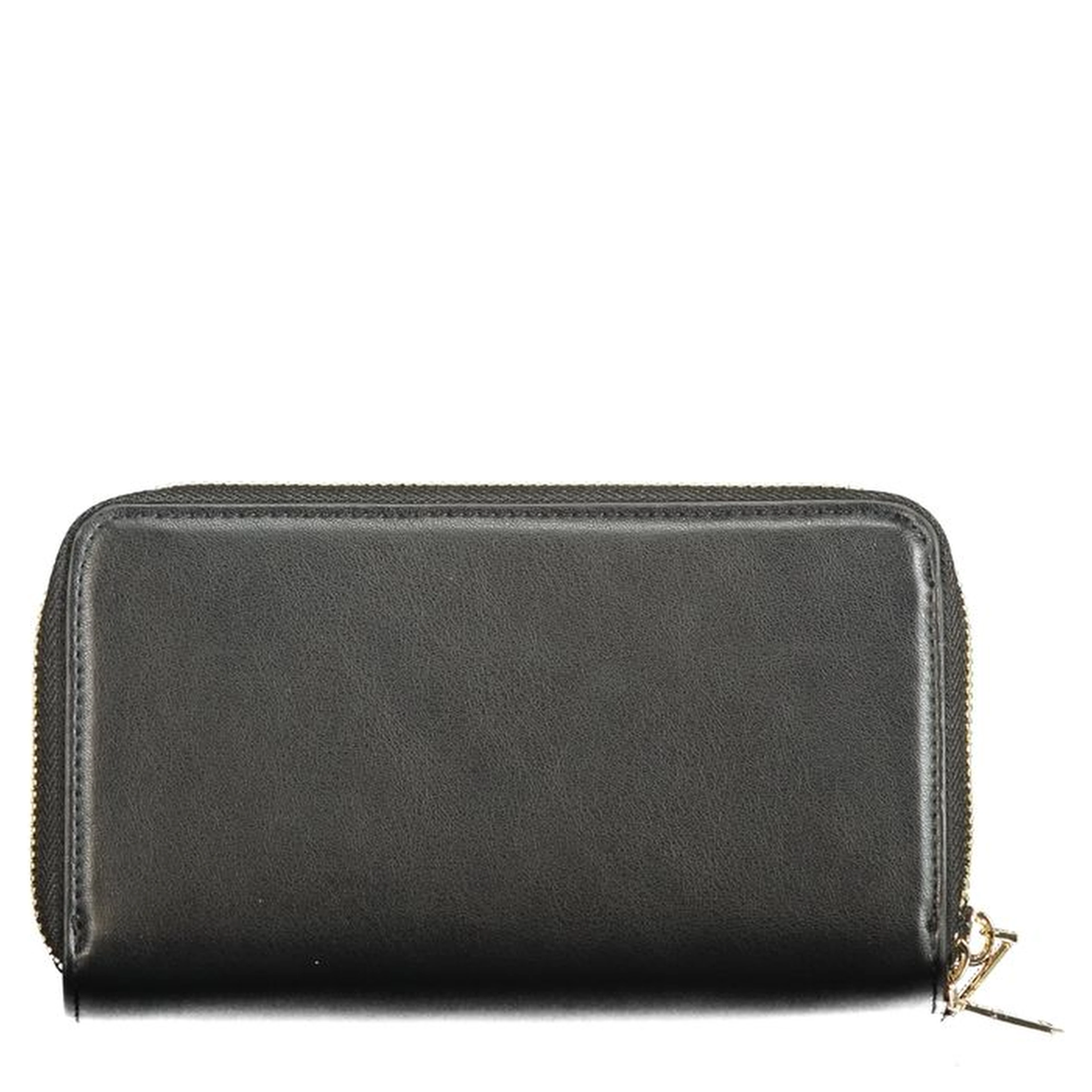 Black Polyurethane Women's Wallet