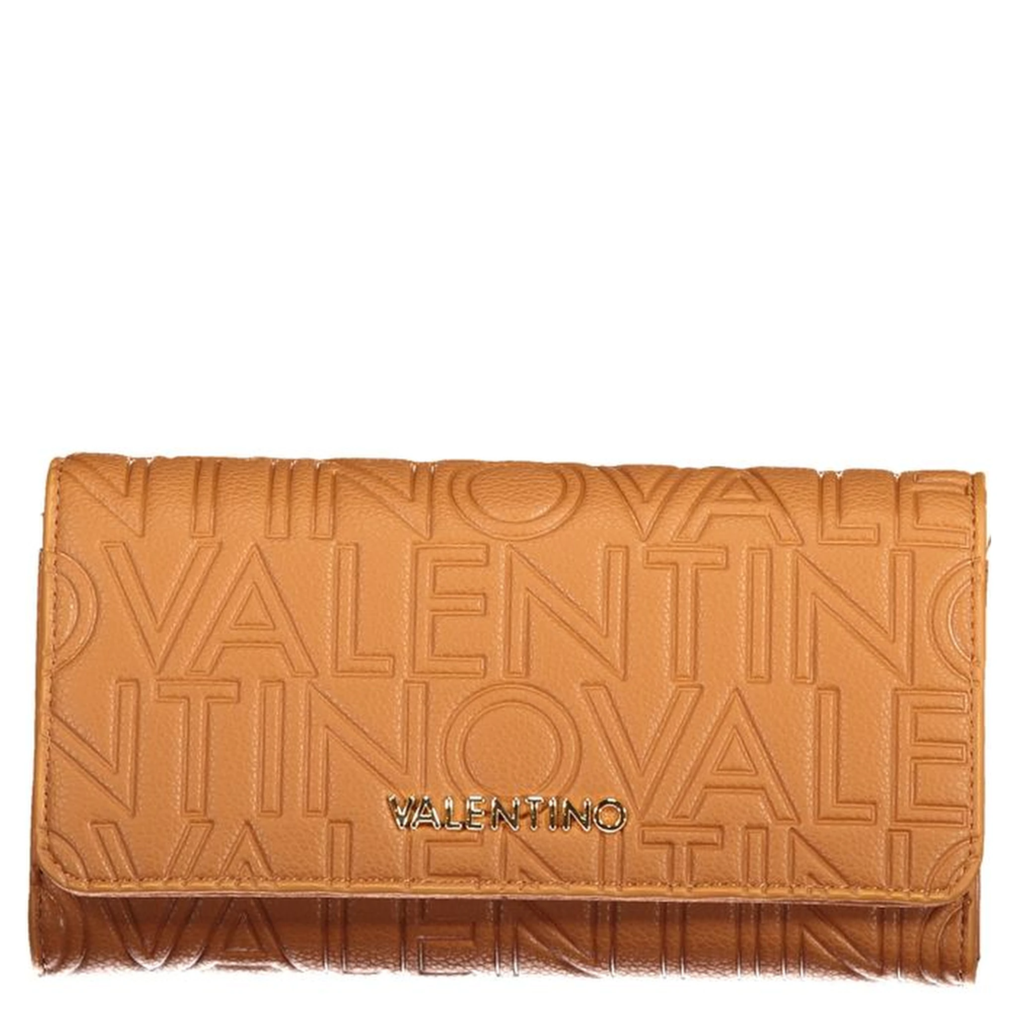 Brown Polyurethane Women's Wallet