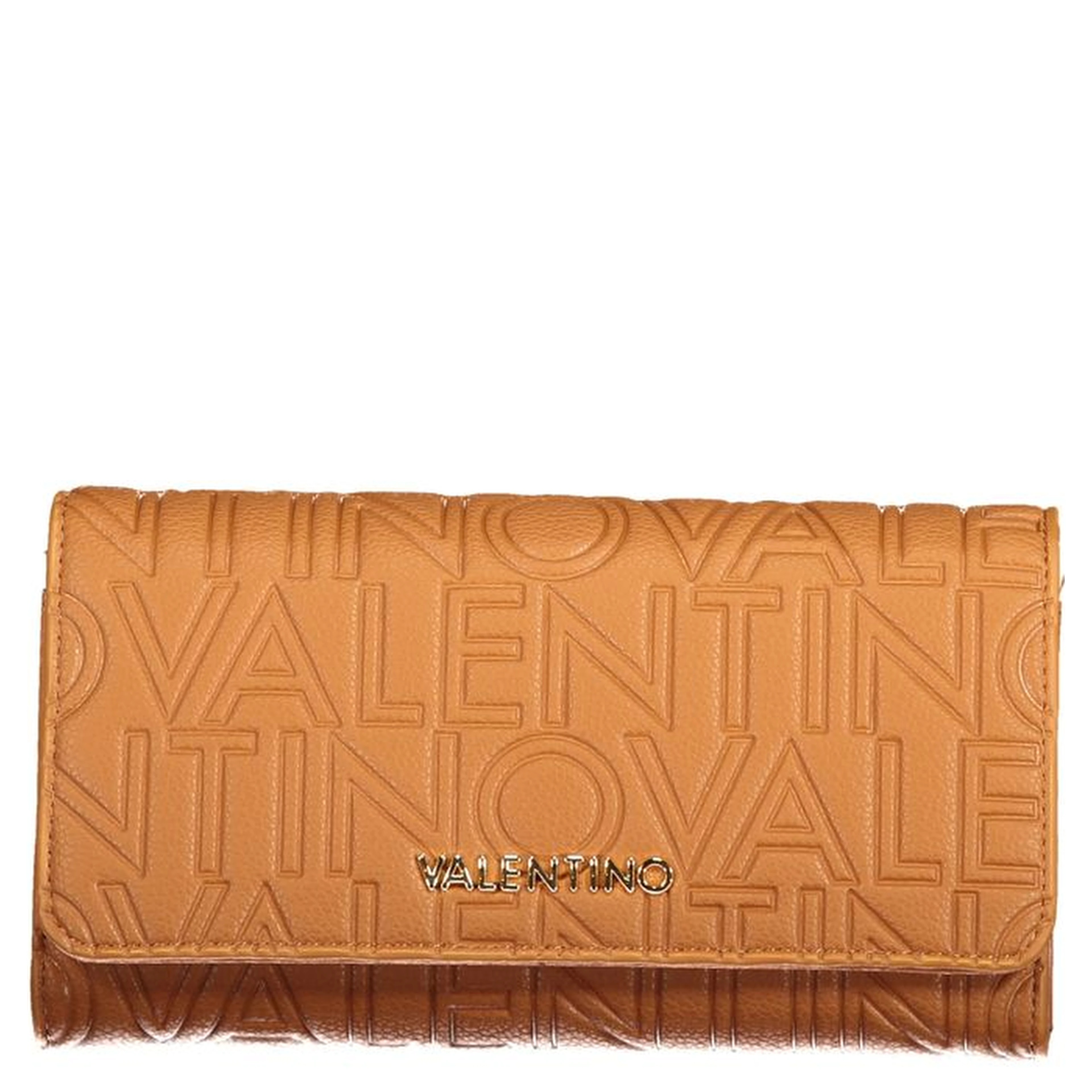 Brown Polyurethane Women's Wallet