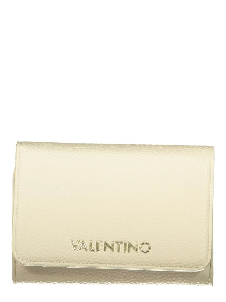 Beige Polyurethane Womens Wallet
