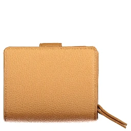 Brown Polyurethane Women Wallet