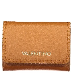 Brown Polyurethane Women's Wallet Accessory