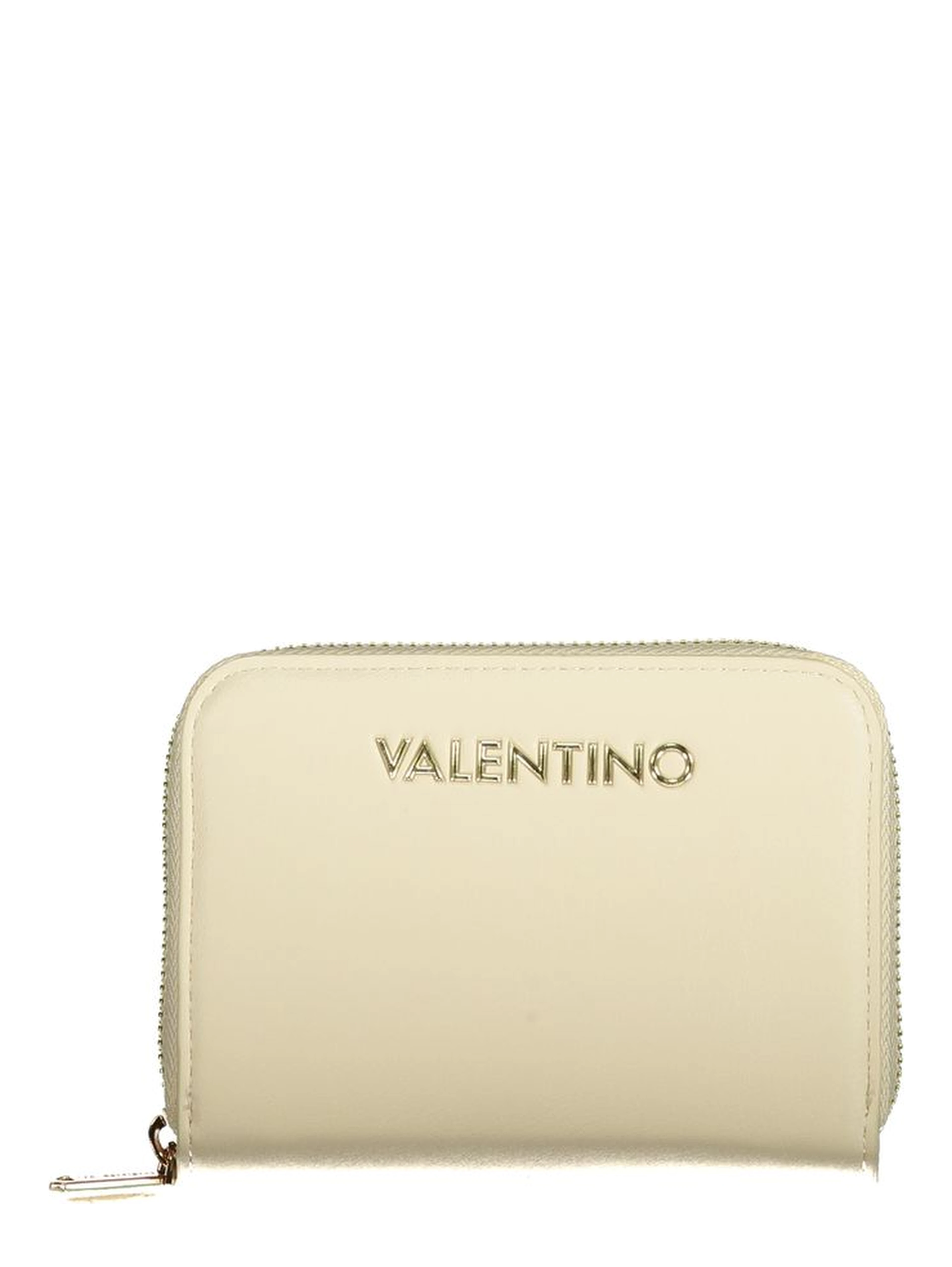 Beige Polyurethane Womens Wallet