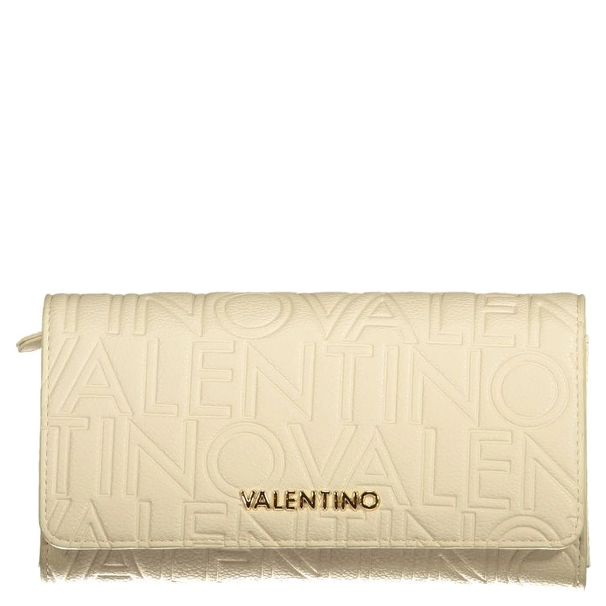 Beige Polyurethane Women Wallet