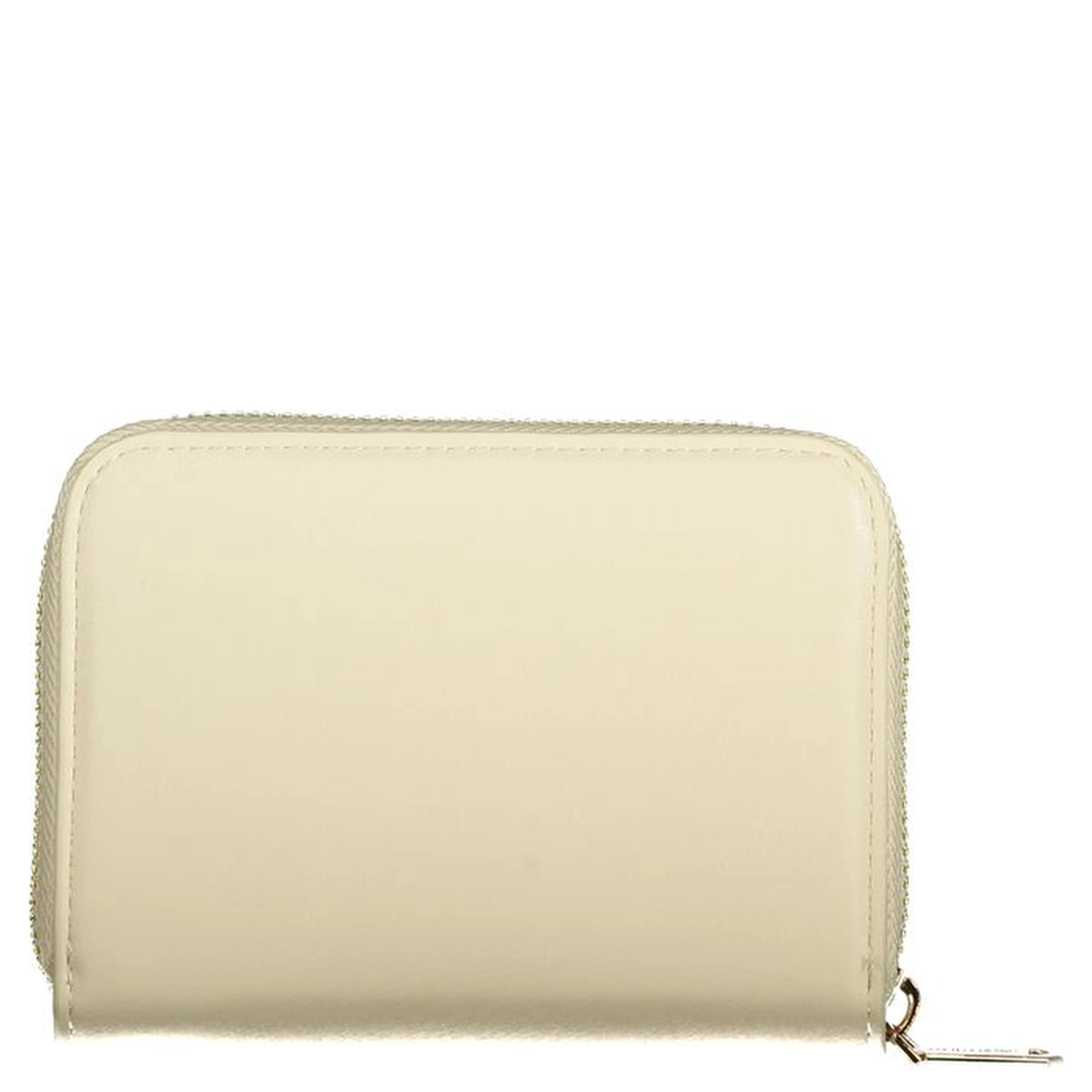 Beige Polyurethane Womens Wallet