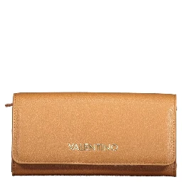 Brown Polyurethane Women's Wallet