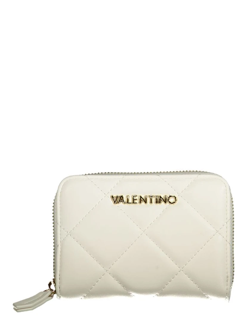 White Polyurethane Women's Wallet
