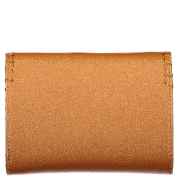 Brown Polyurethane Women's Wallet Accessory