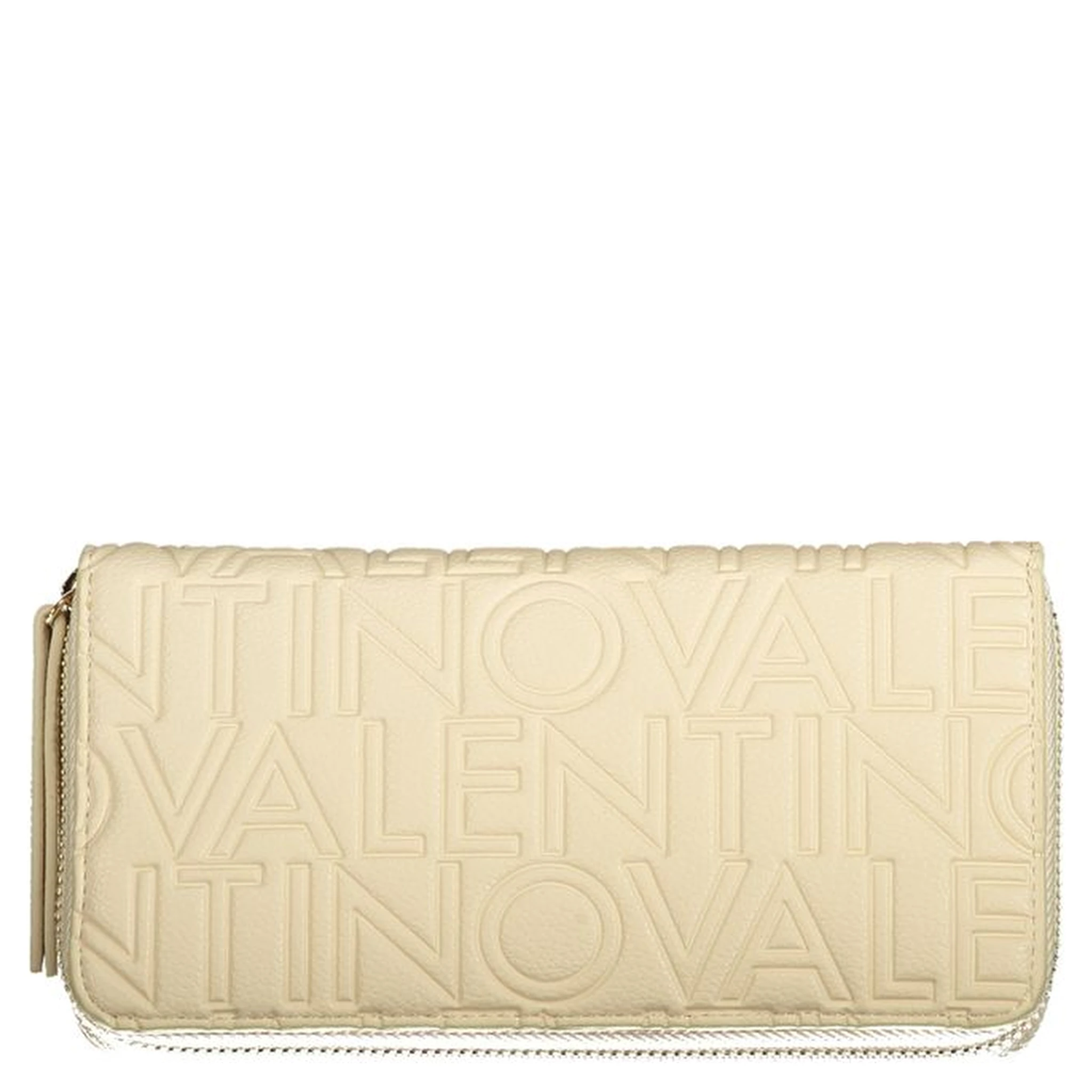 Beige Polyurethane Women Wallet