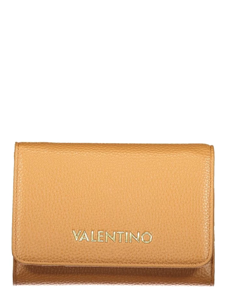 Brown Polyurethane Women's Wallet