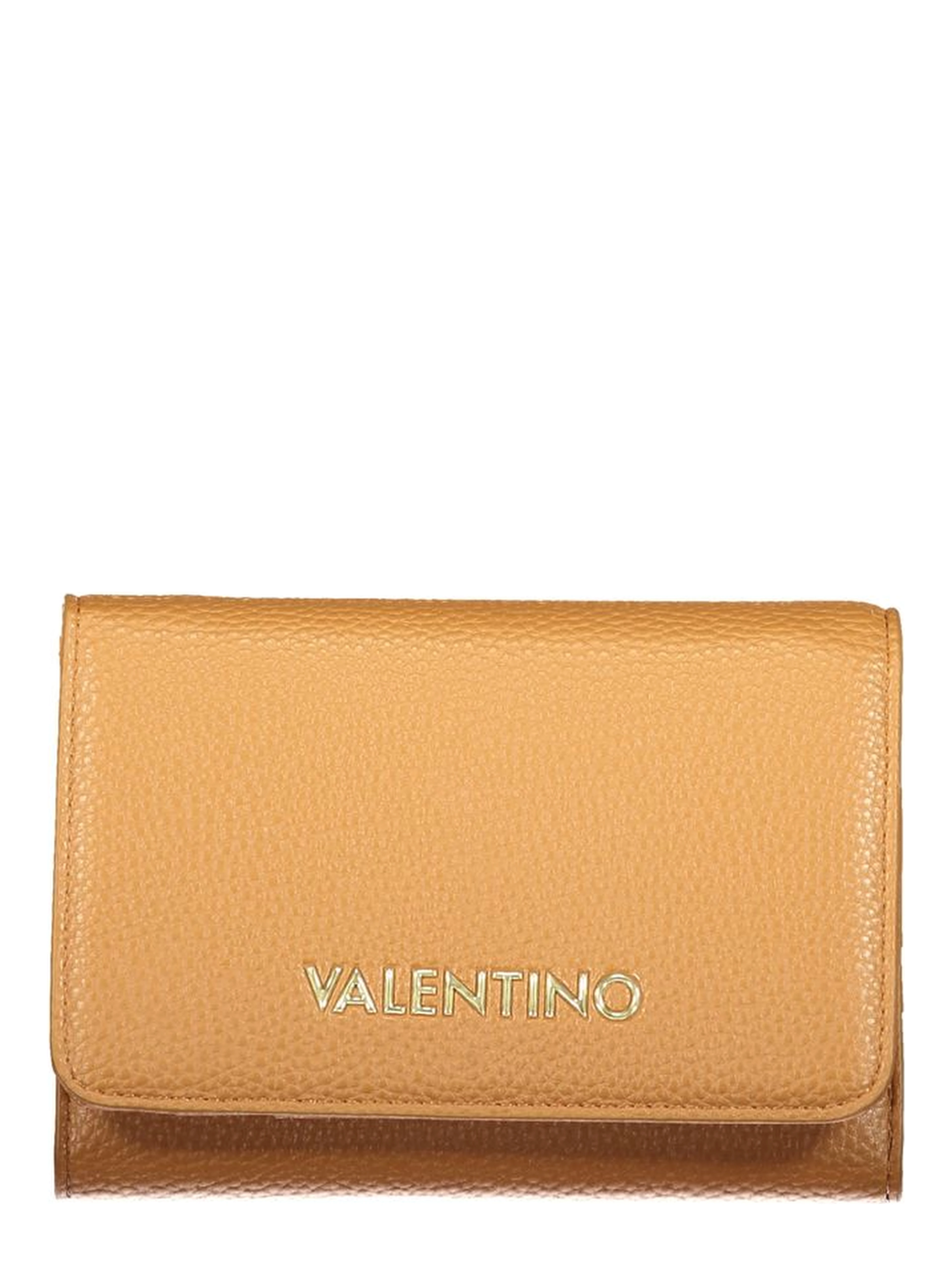 Brown Polyurethane Women's Wallet