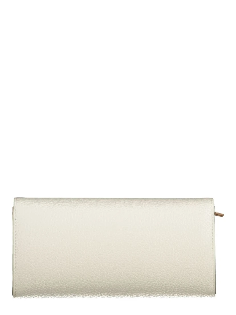 White Polyurethane Women's Wallet