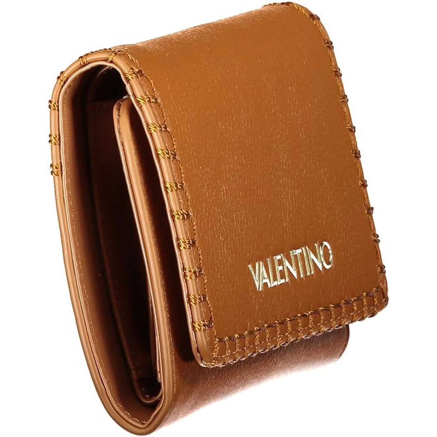 Brown Polyurethane Women's Wallet Accessory