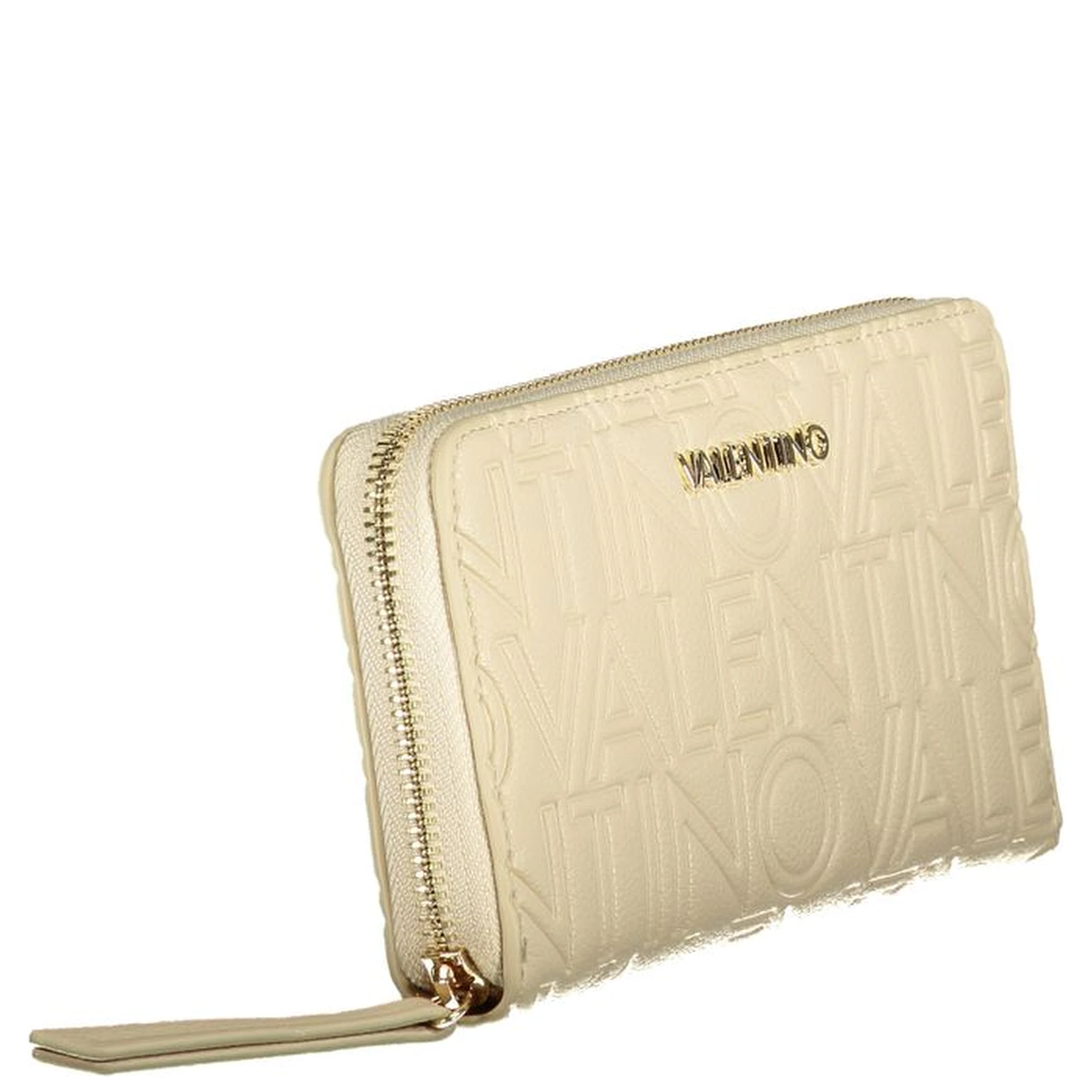 Beige Polyurethane Women Wallet