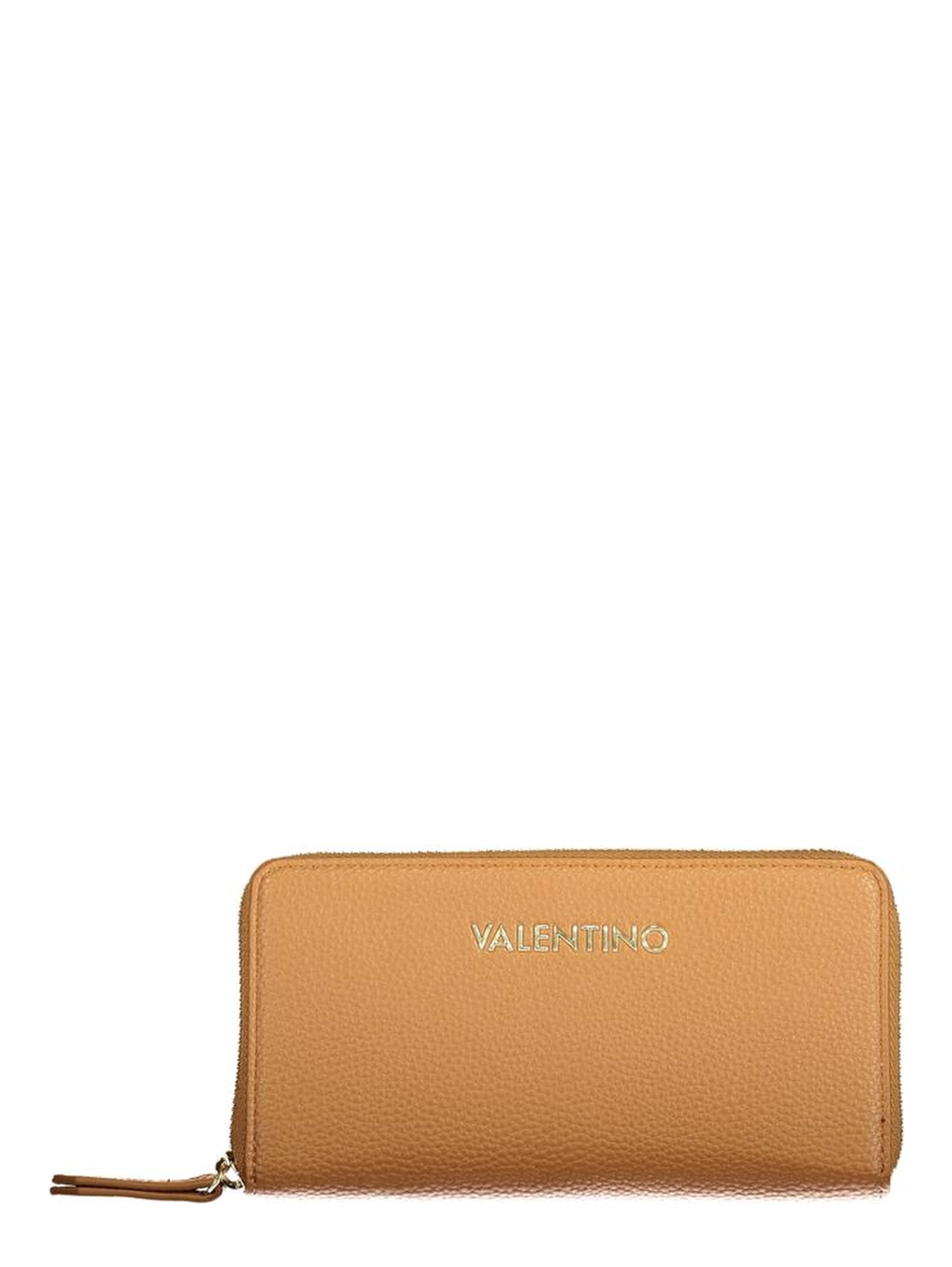 Brown Polyurethane Women's Wallet