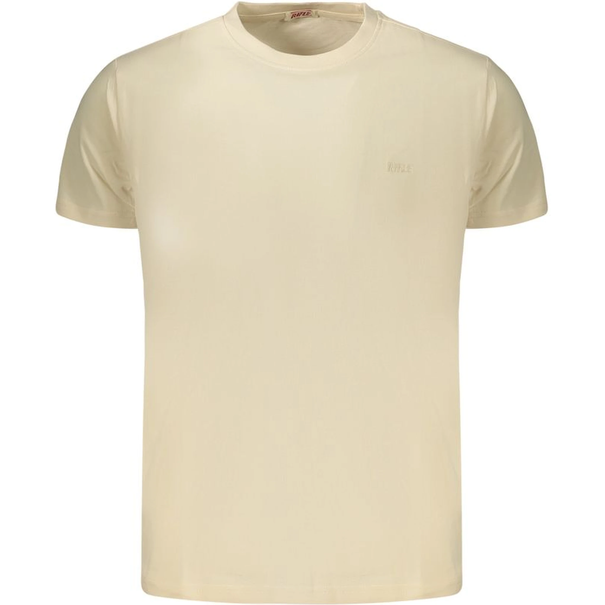 Beige Cotton Mens T-Shirt
