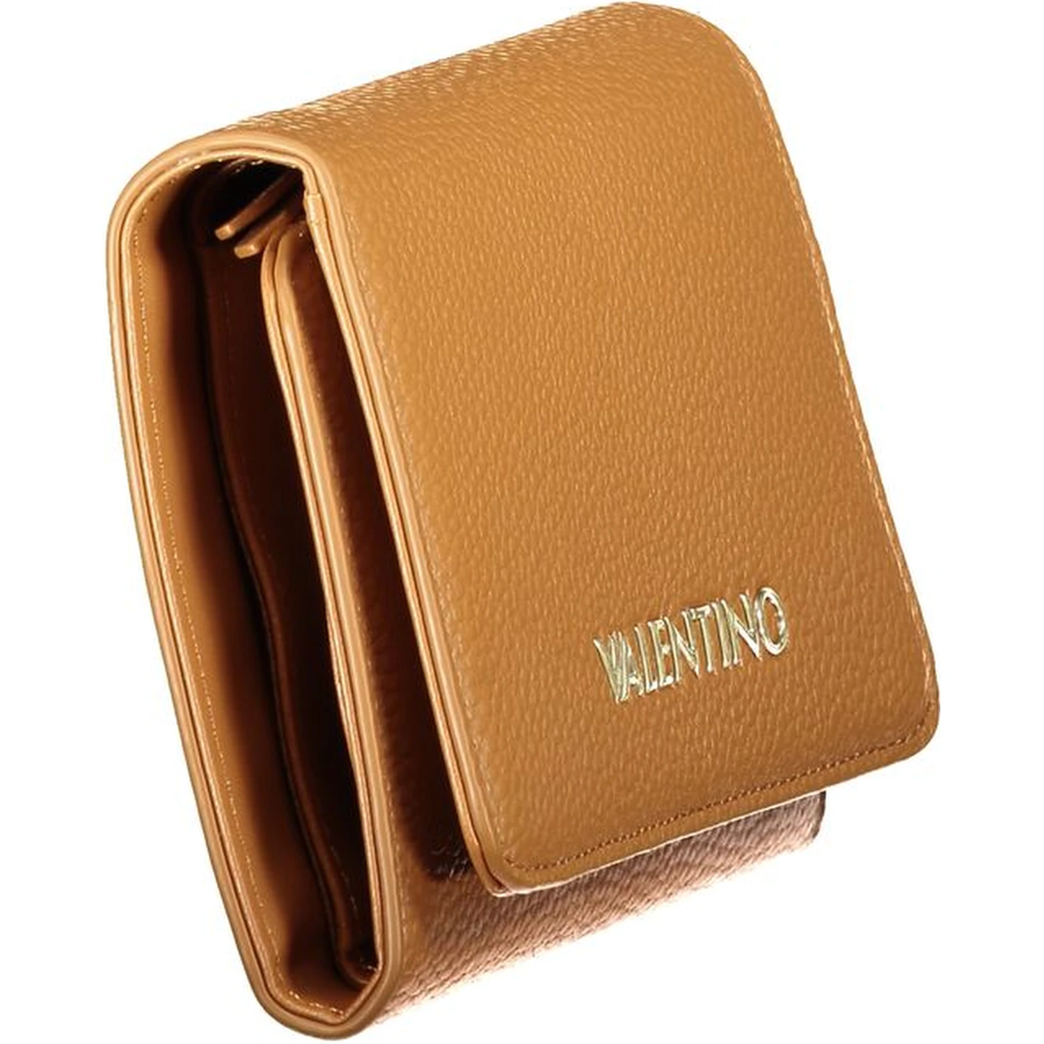 Brown Polyurethane Women's Wallet