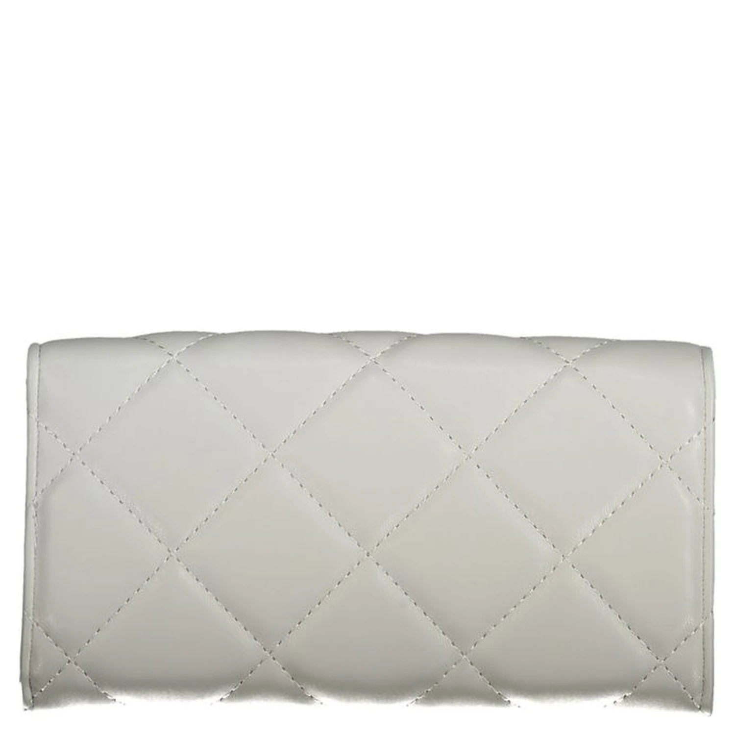 Gray Polyurethane Women's Wallet