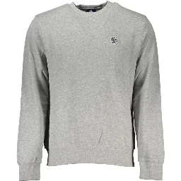 Gray Cotton Men's Sweatshirt