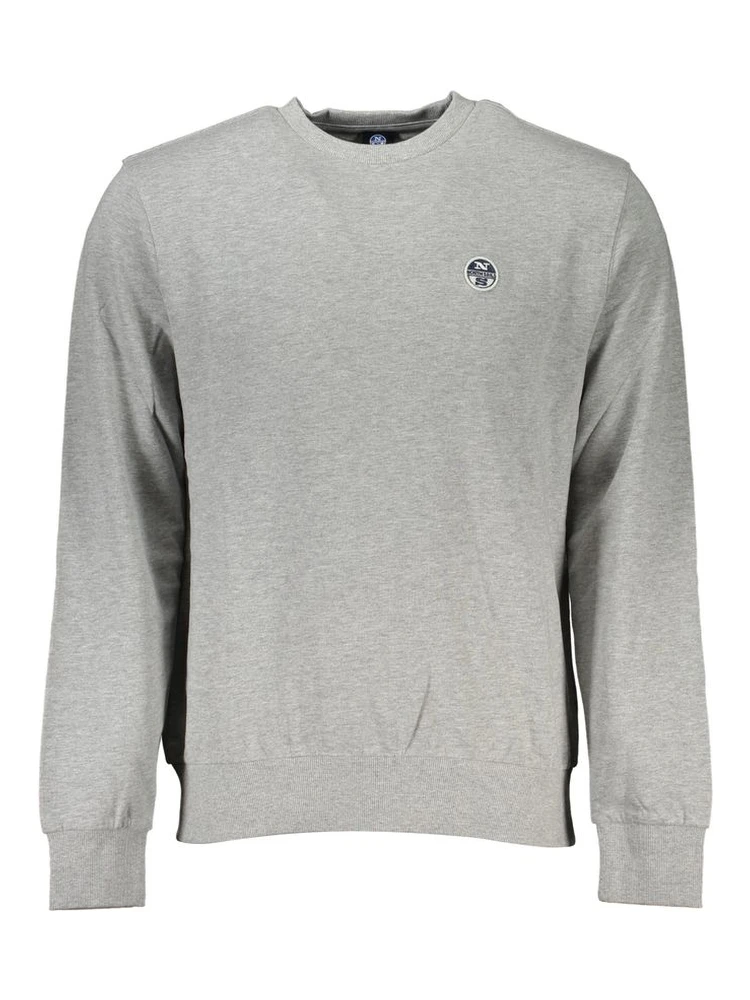 Gray Cotton Men's Sweatshirt