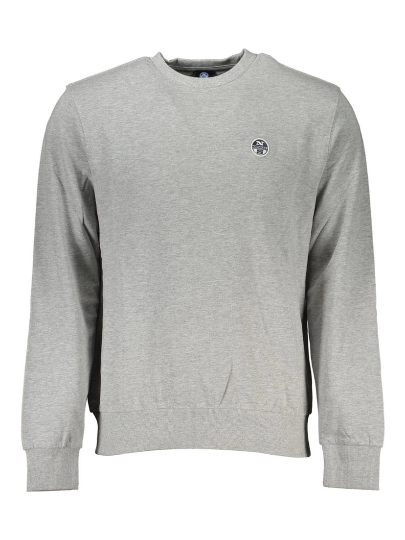 Gray Cotton Men's Sweatshirt