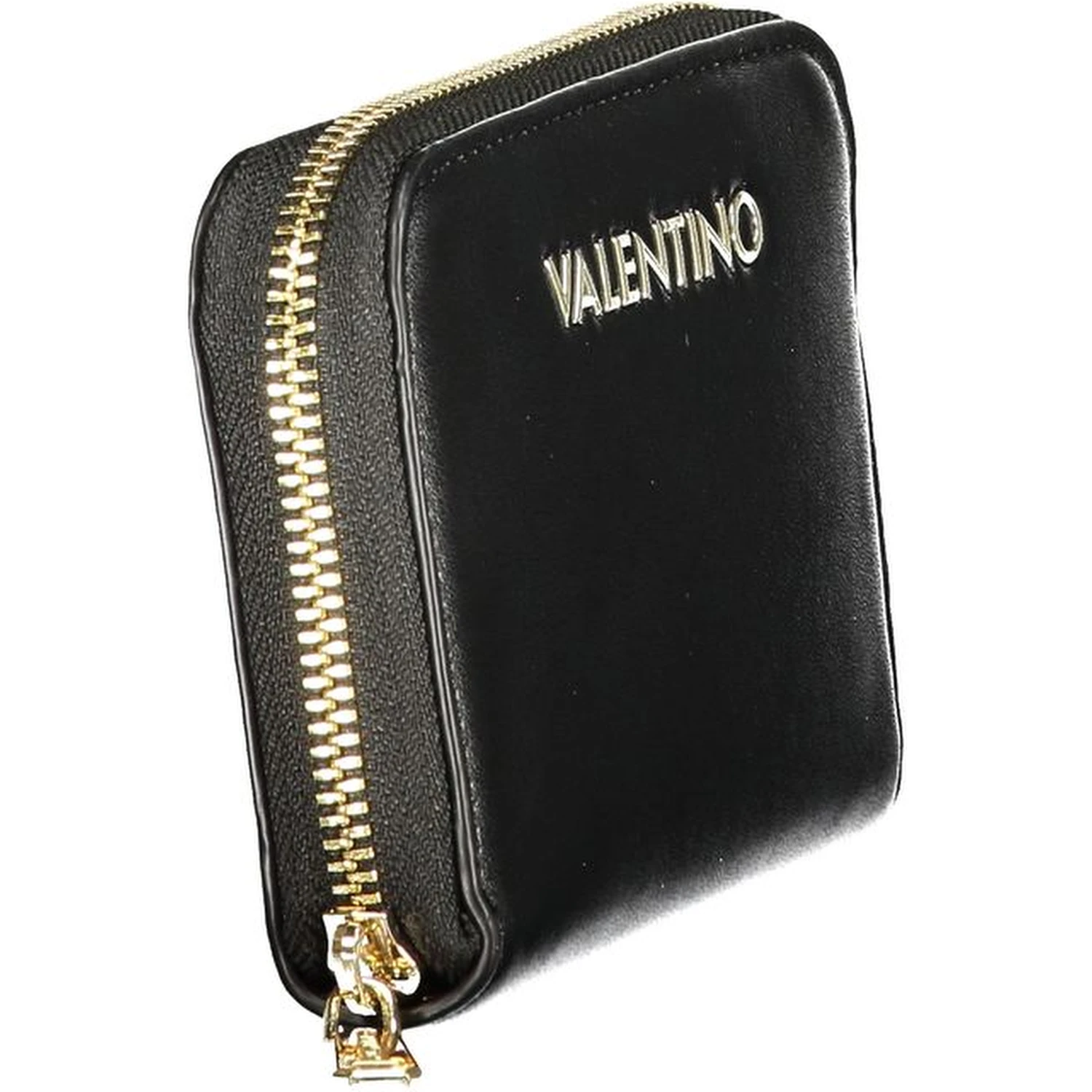 Black Polyurethane Women's Wallet