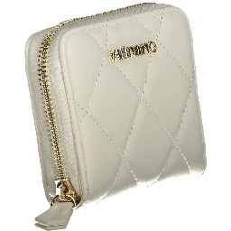 White Polyurethane Women's Wallet