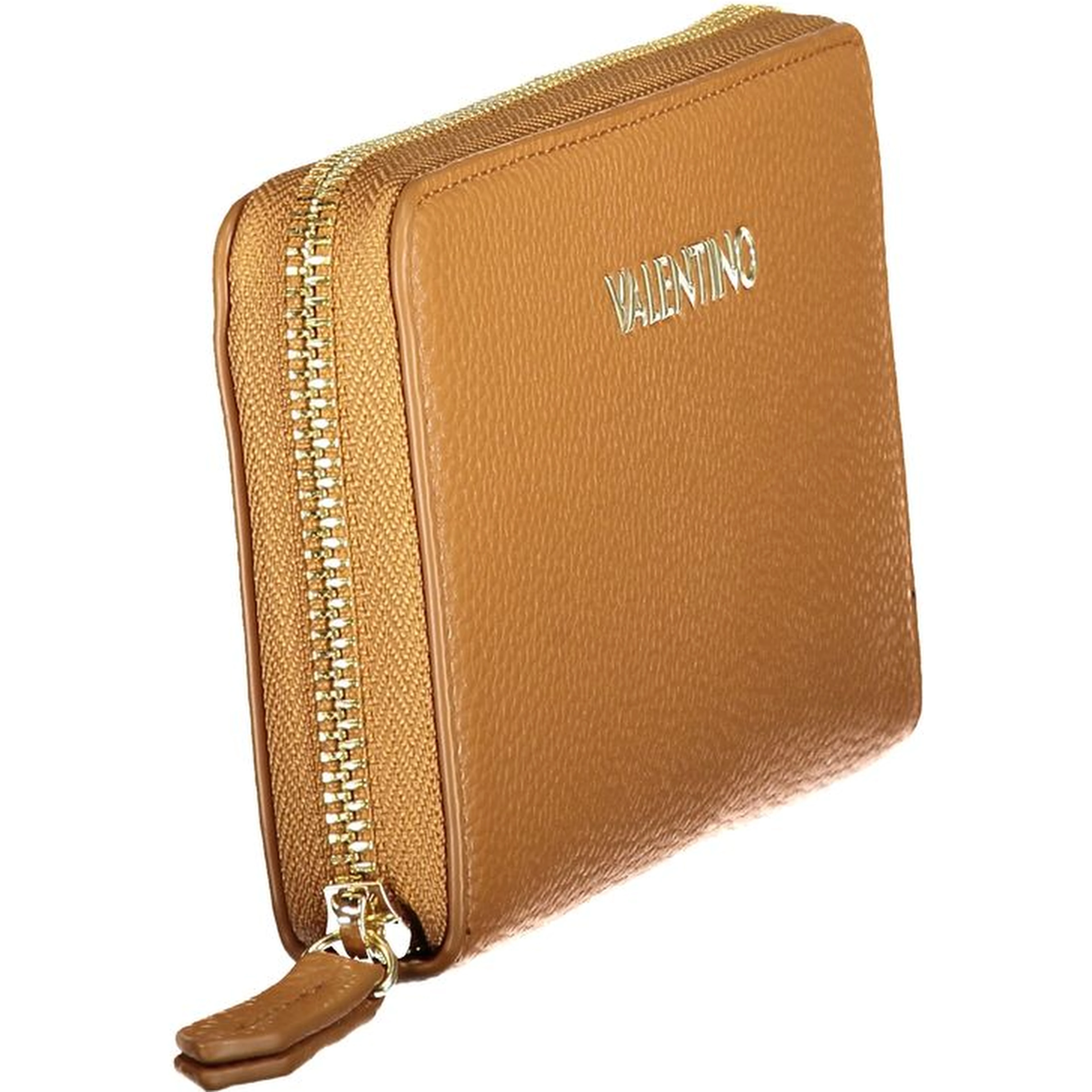 Brown Polyurethane Women's Wallet