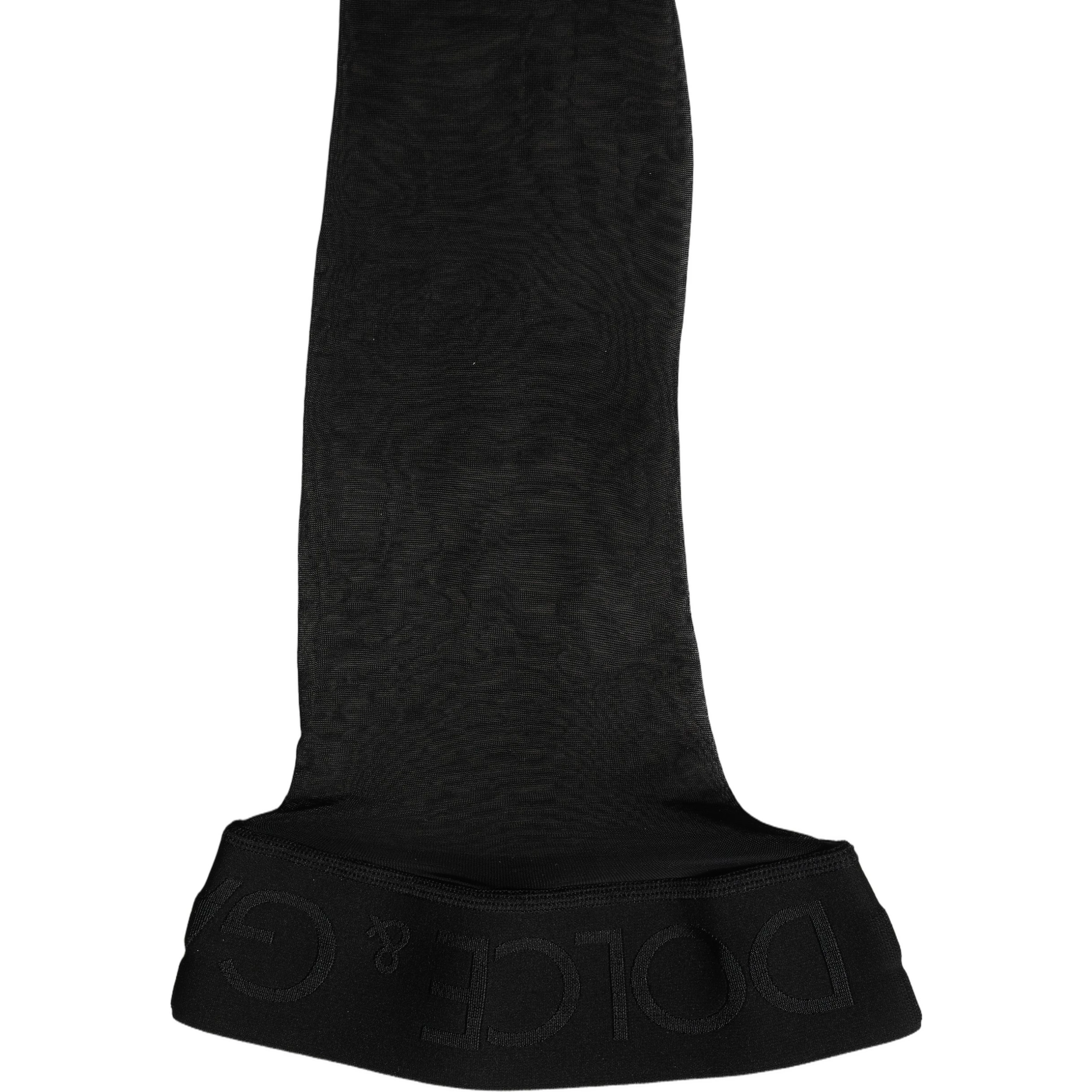 Black Sheer Nylon Thigh High Stockings Socks