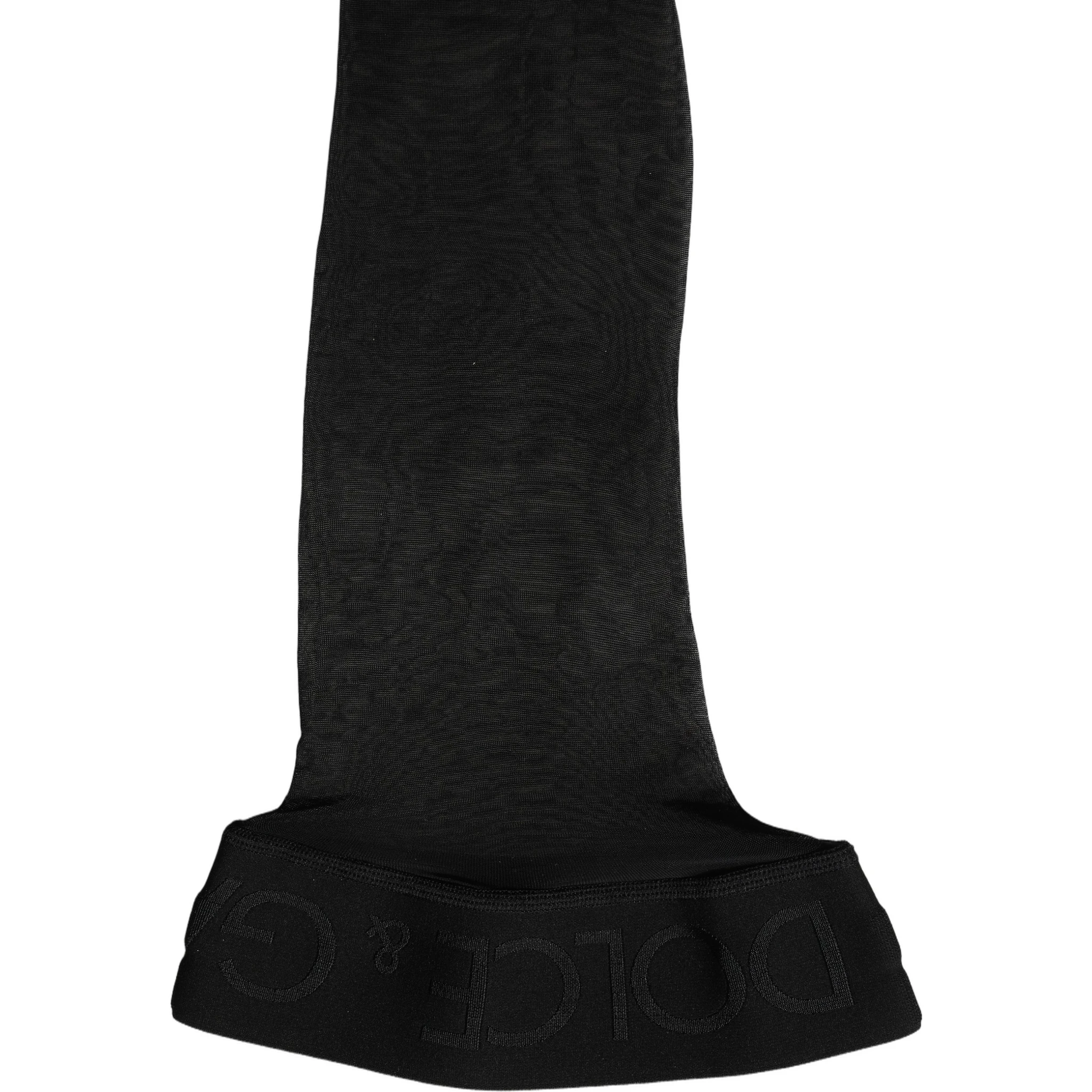 Black Sheer Nylon Thigh High Stockings Socks