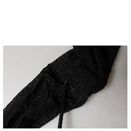 Black Sheer Nylon Thigh High Stockings Socks